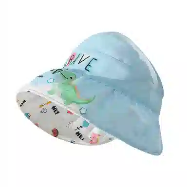 浪莎 贝壳大帽檐韩版太阳帽帅气渔夫鸭嘴 薄款 防晒帽 儿童款