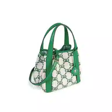 梦特娇 小众时尚通勤复古老花 合成革 单肩斜挎包 中号 女款 曜石黑/月石灰/椰奶白/果壳棕/琥珀色