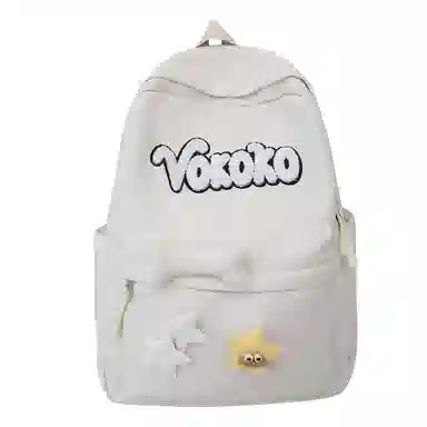 行途 可爱校园小清新质感甜酷旅行潮流轻便 牛津布 双肩包 常规 女款 黑色/红色/白色/黄色/蓝色