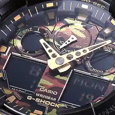 CASIO G-SHOCK GA-100CF-1A9+GMA-S110MP-4A1