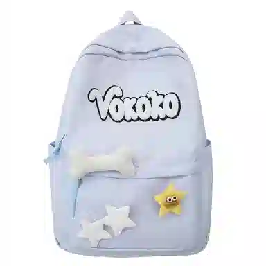 行途 可爱校园小清新质感甜酷旅行潮流轻便 牛津布 双肩包 常规 女款 黑色/红色/白色/黄色/蓝色