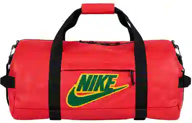 Supreme x Nike FW19 Week 14 Leather Duffle Logo