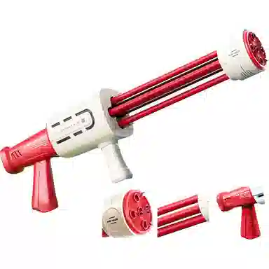 贝杰斯 喷水枪 呲水枪 抽水抽拉式水炮 户外玩水 打水仗神器 枪型玩具