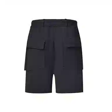 Sanshengliubu Waffle Shorts Black