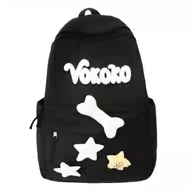 行途 可爱校园小清新质感甜酷旅行潮流轻便 牛津布 双肩包 常规 女款 黑色/红色/白色/黄色/蓝色