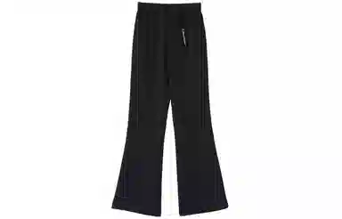 大卫贝肯 美式高街西裤可拆卸织带扣宽松纯色显高直筒轻薄透气垂坠感微喇休闲裤 男女同款