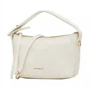 百思图休闲简约时尚小众设计单肩斜挎包女款