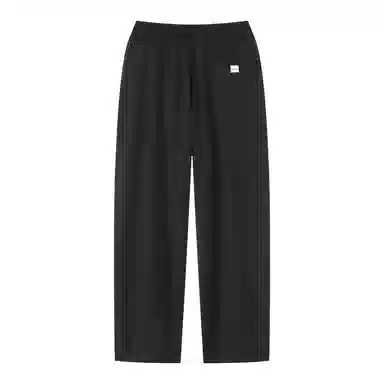 三体 水滴系列 冰丝垂感透气薄款简约基础直筒百搭宽松阔腿纯色美式复古高街潮牌学院风多巴胺学生显瘦时尚休闲裤 男女同款