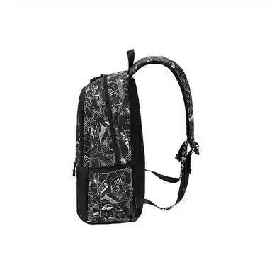 木村耀司 休闲百搭大容量通勤潮流多功能旅游 牛津纺 双肩包书包旅行包电脑包背包 常规 男女同款情侣款 涂鸦/机器人