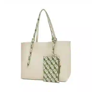 百思图 时尚大容量托特包单肩包女