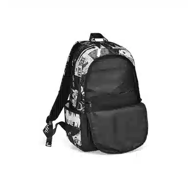 木村耀司 休闲百搭大容量通勤潮流多功能旅游 牛津纺 双肩包书包旅行包电脑包背包 常规 男女同款情侣款 涂鸦/机器人