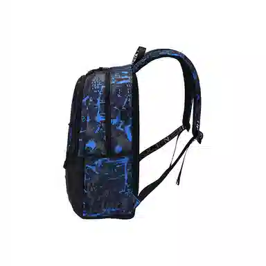 木村耀司 休闲百搭大容量通勤潮流多功能旅游 牛津纺 双肩包书包旅行包电脑包背包 常规 男女同款情侣款 涂鸦/机器人