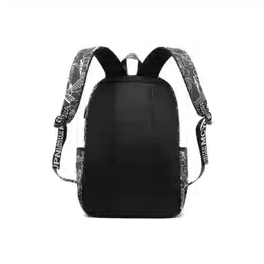 木村耀司 休闲百搭大容量通勤潮流多功能旅游 牛津纺 双肩包书包旅行包电脑包背包 常规 男女同款情侣款 涂鸦/机器人