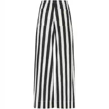 MOCO x SUNNEI Striped Wide-Leg Pants