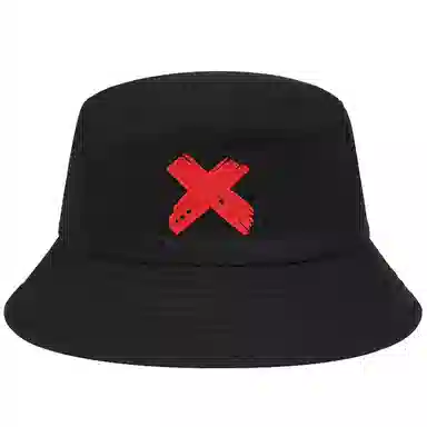 浪莎 夏季遮阳防晒个性刺绣复古 聚酯纤维 渔夫帽 男女同款情侣款