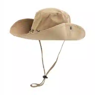 梦特娇 西部风大檐可翻折户外露营登山徒步防紫外线 合成纤维 渔夫帽 男女同款情侣款