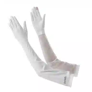 浪莎 夏季防紫外线遮阳透气薄款手套护袖一体开车骑行练车冰袖 防晒袖 女款