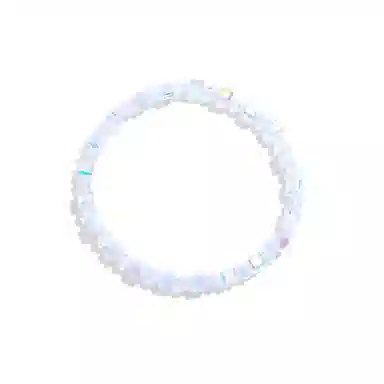 慕瑶 原创彩虹系列 浅彩方糖米珠气质手串 新中式国潮念珠手持 本命年转运珠饰品 轻奢纪念礼首饰 水晶 手链 女款 礼盒装