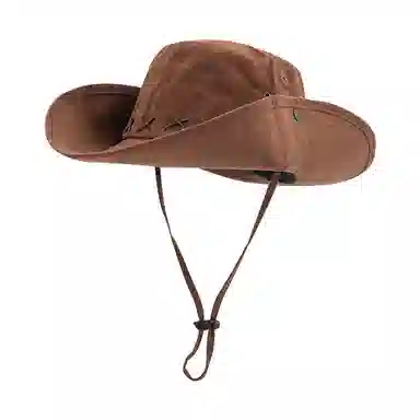 梦特娇 西部风大檐可翻折户外露营登山徒步防紫外线 合成纤维 渔夫帽 男女同款情侣款