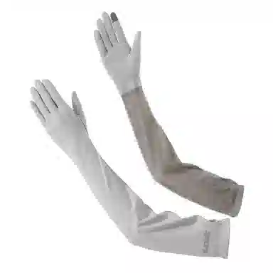 浪莎 夏季防紫外线遮阳透气薄款手套护袖一体开车骑行练车冰袖 防晒袖 女款