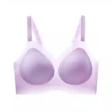 莫代尔 纯色聚拢无痕收副乳舒适透气文胸 女款