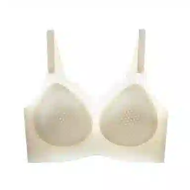 莫代尔 纯色聚拢无痕收副乳舒适透气文胸 女款