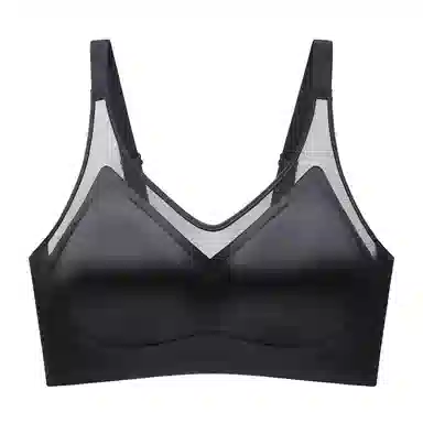 莫代尔 纯色聚拢防垂舒适文胸 女款