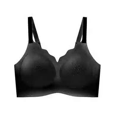 莫代尔 纯色聚拢无痕收副乳舒适透气文胸 女款