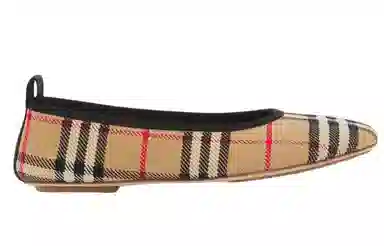 Burberry Vintage Check Ballet Flats Beige