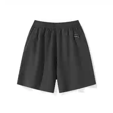 三体 水滴系列 美式复古简约基础纯色宽松百搭多巴胺高街潮牌时尚舒适透气薄款篮球跑步健身学生多巴胺休闲短裤 男女同款