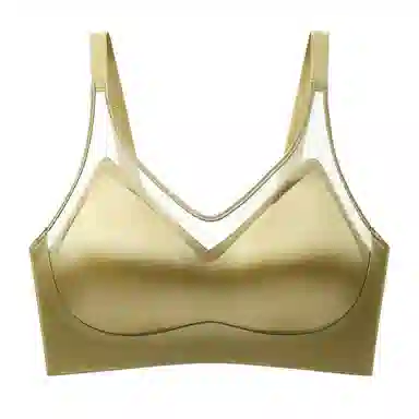 莫代尔 纯色聚拢防垂舒适文胸 女款