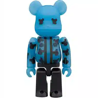 BE@RBRICK 100% Glow Keychain