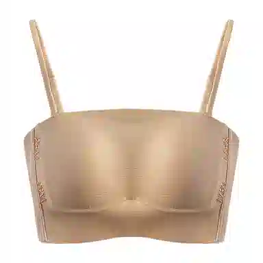 多情猫 字母纯色防走光文胸 女款