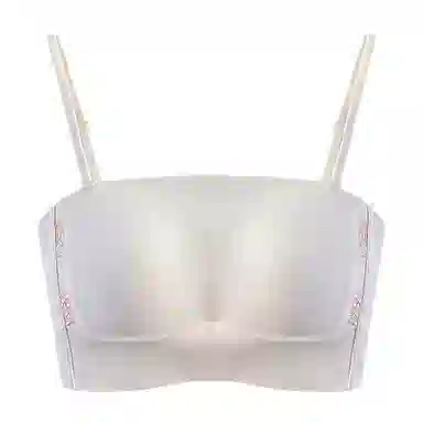 多情猫 字母纯色防走光文胸 女款