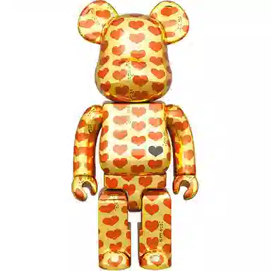 BE@RBRICK Gold Heart