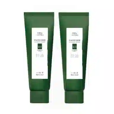 一叶子 男士补水控油洁面 清爽 深层清洁护肤温和不拔干洗面奶