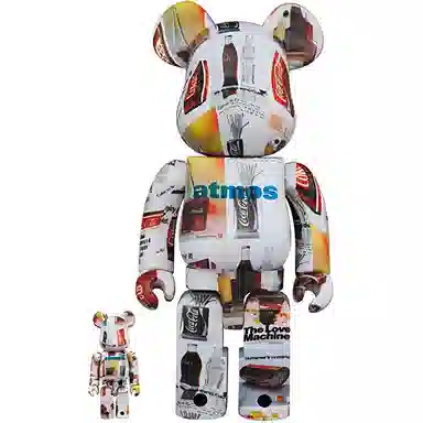 BE@RBRICK x Coca-Cola x atmos TYPE-5 White