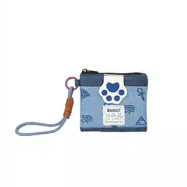 大英博物馆 盖亚·安德森猫和她的朋友们系列 萌猫牛仔卡包挂饰 棉 零钱包 男女同款情侣款