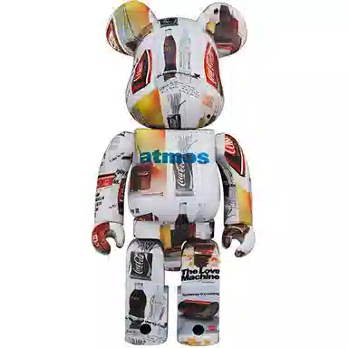 BE@RBRICK x Coca-Cola x atmos TYPE-5 White