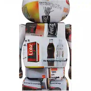 BE@RBRICK x Coca-Cola x atmos TYPE-5 White