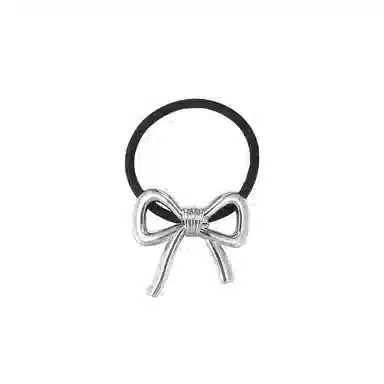 芒果饰品 韩系金属蝴蝶结 发圈 女款