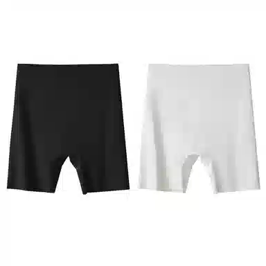 都市丽人 平角女内裤舒适裸感无痕防走光贴身不卷边美腿舒适裸感修身薄款无痕打底裤 女款