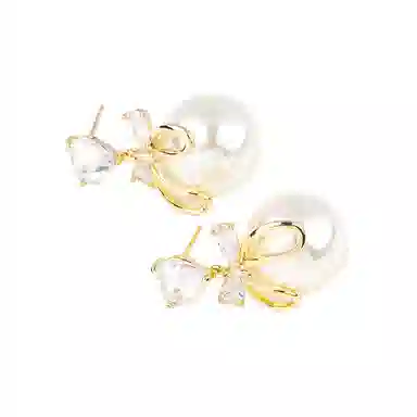 卡铂雅 金色气质复古休闲潮流设计极简高级感港风 铜 耳环 女款