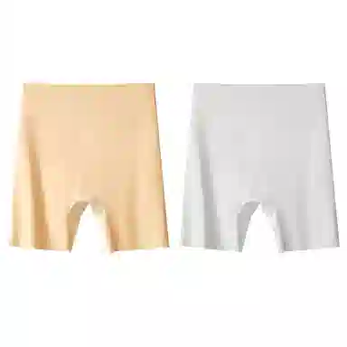 都市丽人 平角女内裤舒适裸感无痕防走光贴身不卷边美腿舒适裸感修身薄款无痕打底裤 女款