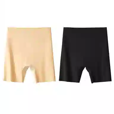 都市丽人 平角女内裤舒适裸感无痕防走光贴身不卷边美腿舒适裸感修身薄款无痕打底裤 女款