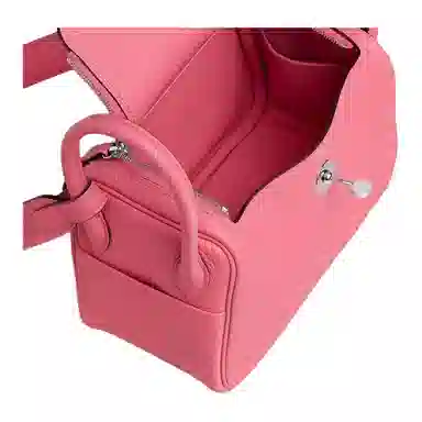 HERMES Lindy II mini Clemence 8W Rose Azalee