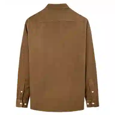 与狼共舞 潮流时尚百搭灯芯绒复古学院成熟风舒适宽松长袖衬衫 男款