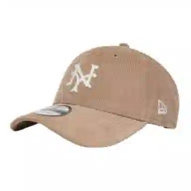 New Era Logo Cotton Cap Khaki