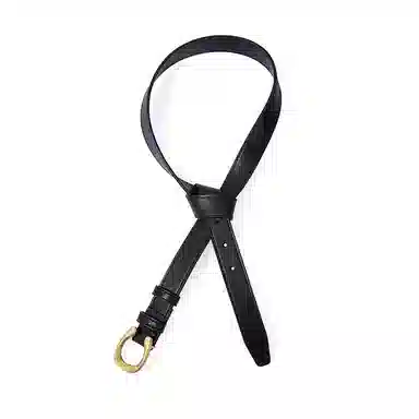 啄木鸟 二层牛皮裤带百搭韩版复古风腰带 皮带 女款