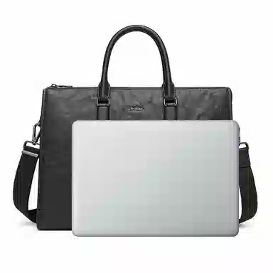 金利来男包 男士公文包真皮商务手提包简约时尚牛皮办公电脑包